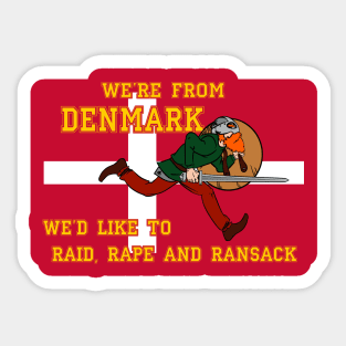 In Denmark Sticker